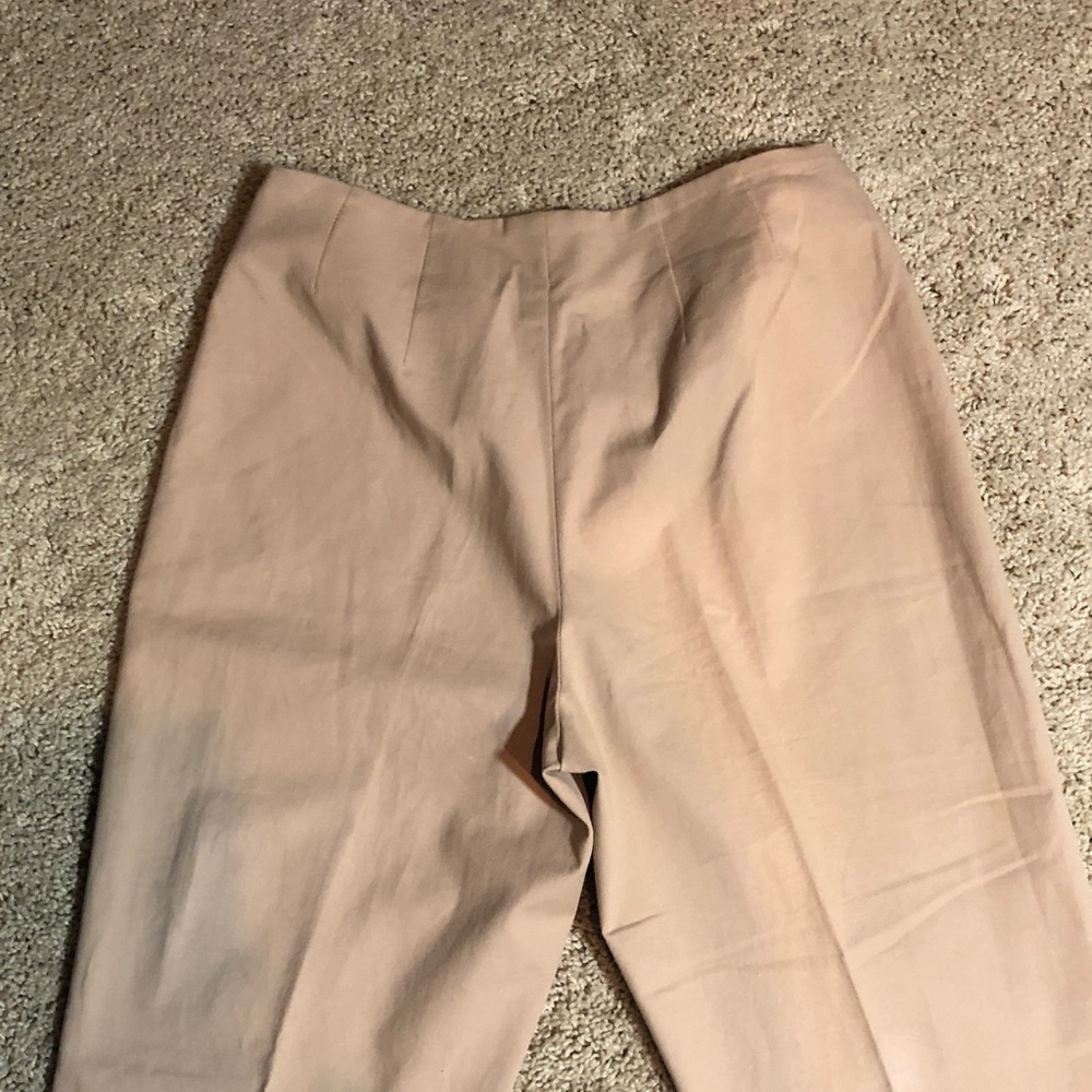 Brunello Cucinelli Light Tan Women's Trousers With Side Slits, Size 6 - Picture 7 of 7